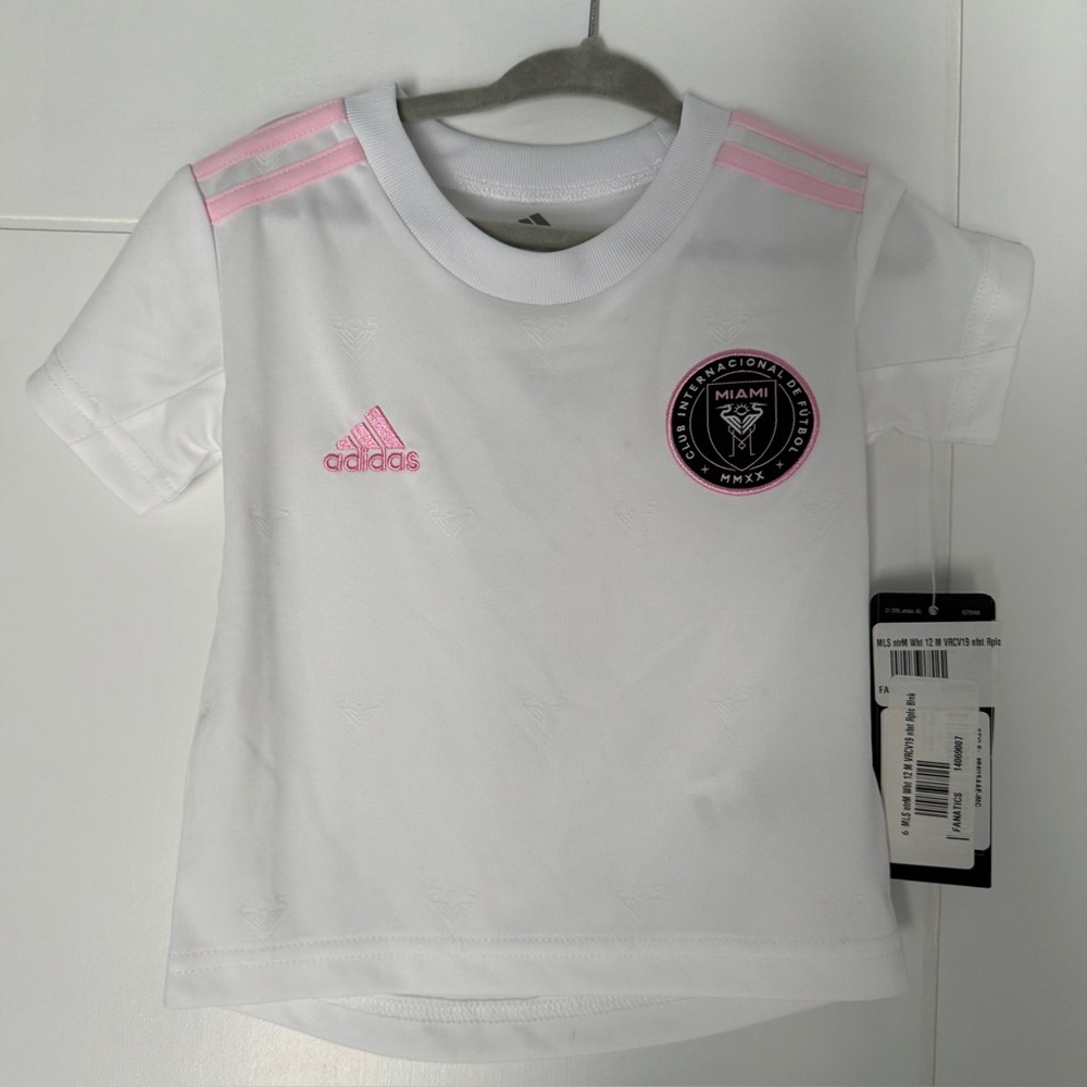 Inter Miami | Soccer Jersey |CF adidas White Jersey 12 months NWT